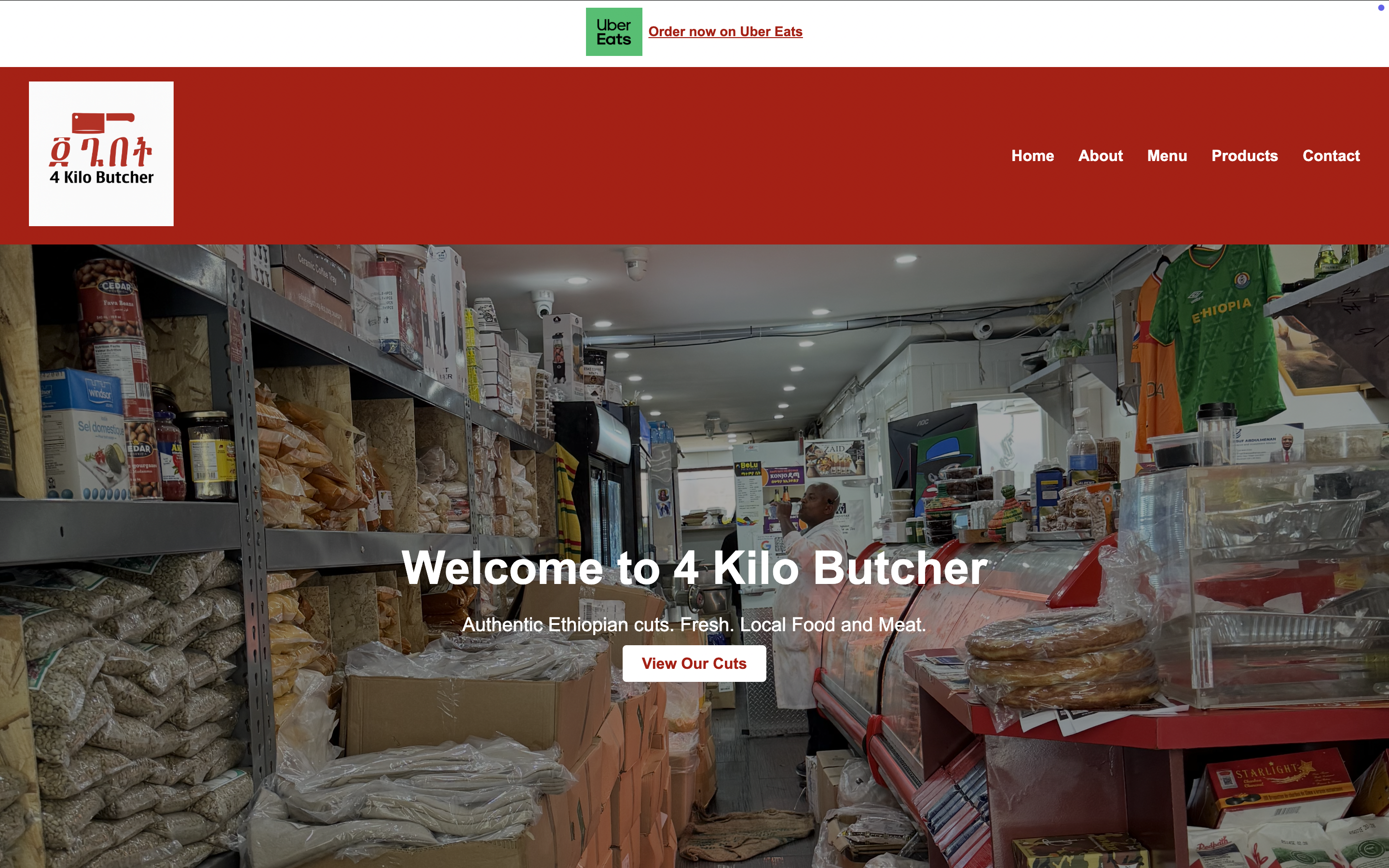 4 Kilo Butcher Shop website preview
